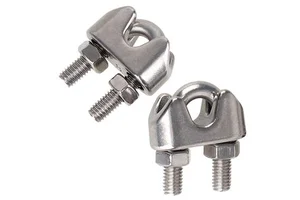 Rigging Hardware 304 Stainless Steel Cable Clamp Wire Rope Clips