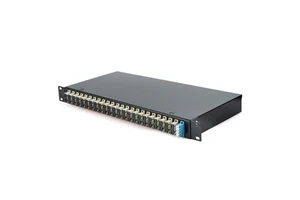 1U 48 Port Fiber Optic Patch Panel SC Duplex LC Rack Mount Optical Distribution ODF Optical Fiber Patch Panel