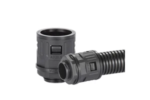 Manufacturer Waterproof IP68 Low Voltage Straight Connector Conduit Fittings Flexible Nylon Pipe Joint Clamp Hose Cable Gland