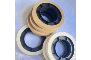 25mm 100m Manual Heat Sealing Adhesive Red Tape Single Sided Banding Paper Roll