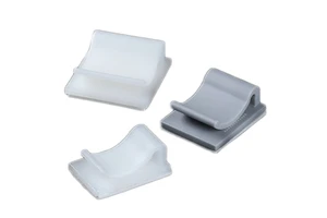 Plastic Cable Clips Fixer Fastener Plastic Nylon 66 Wire Mount Sadle Type Cable Clips Tie Self-adhesive Cable Clips