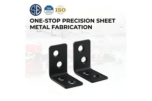 Black Powder Coated L Bracket Corner Brace Metal Shelf Bracket Thickened Right Angle Corner Brace Structural Sheet Metal Parts