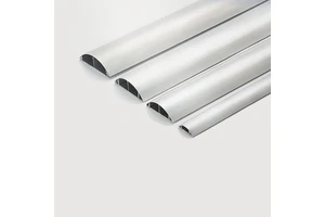 Hot Selling Arc Aluminum Alloy Trunking Ground Cable Channel Semi-Circular Round Type Wire Tray Metal Pressure Wire Trunking