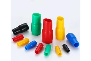 Ashan Brand Red Yellow Blue Green Black PVC Low Voltage CE Certified Insulated Wire End Caps V8 Model With #22-600MCM Wire Range