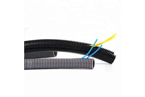 JAR PP PA Nylon Flame Retardant UV Resistant Flexible Electrical Cable Conduit Corrugated Split Wire Loom Pipe