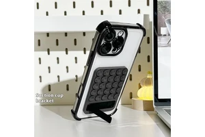 Portable Flexible Silicone Adhesive Phone Case Suction Mount Hands-Free Mobile Accessory Holder Universal Compatible Cellphone
