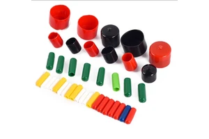 Y&R 15*2.5*0.8mm Plastic Insulation Cap Flexible Cable Custom Cut Injection Molded Plastic Pipe End Cap