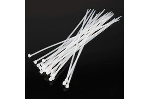 Nylon Adjustable Self-Locking Cable Ties for 94V-2 Flame Retardant Strong Tensile Strength for Home Office Industrial Use