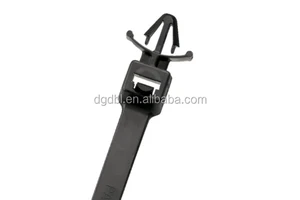 Push mount ties/cable ties
