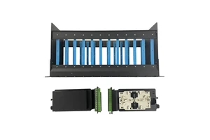 High Density 144 Core Optical Fiber Optic Patch Panel Rack Mounted Fixed Patch Panel