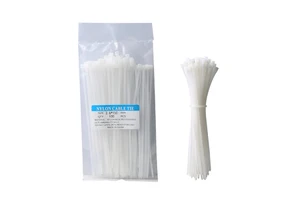 CE Certified Self-Locking Nylon Cable Ties High Quality Zip Tie Electrical Use Black White 100mm-350mm Length 9mm/12mm Width