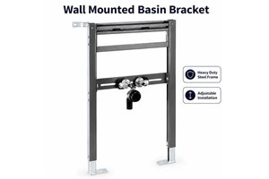 820mm Wall Mounted Basin Bracket Heavy Duty Adjustable Steel Frame For Wall Hung Wash Basin Installation