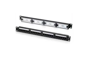 19" 1u 24port/48port Patch Panel Cat6 Cat5 Rj45 19inch Blank Patch Panel