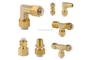 C Series Brass Hose Compression Fittings