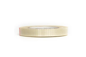 Filament Strapping Tape Heavy Duty White Reinforced Fiberglass Hot Melt Adhesive Tape For Wall Crack Repair