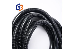 GUBEN DN20 20MM Plastic Coated Galvanized Steel PVC Combustion-Proof Electrical Wire Protection Hose Cable Bellows Black Conduit