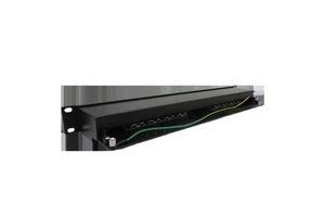 19" 1U STP 24/48 Port Copper/Fiber Optic RJ45 ANSI/TIA/EIA Compliant Cat5e/Cat6/Cat6A/Cat7/Cat8 Rack Mount Black Patch Panel