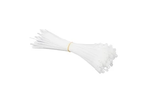 HAITAI Self-Locking Nylon Cable Ties 2.5mm X 150mm (6") 100 Pieces -20~+85 for Industrial & Electrical Use