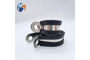 PVC Dipped R Clip, Insulated Cable & Pipe Fastener P-clips with Rubber