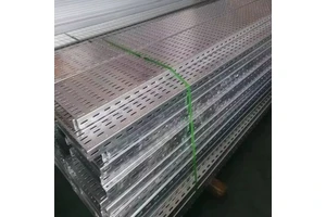 Heavy-Duty Slotted Cable Tray Perforated System Hot-Dip Galvanized HDG with Aluminium Ventilated Tray