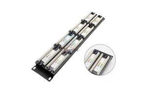 Hot Sale STP 19 Inch Rack Mount UTP 1U 24 Port 48 Port Modular Patch Panel Blank Patch Panel