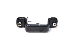 HYS Handheld CB Radio Holder Bracket, Walkie Talkie/ Mic Mount with Screws and Adhesive Back for Baofeng Kenwood Yaesu Etc
