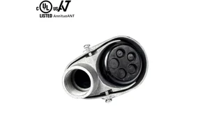 UL Listed Metallic Service Entrance Cap Silver Die Cast Aluminum Threaded Type Service Entrance Cap Snake Head Cable Entry Cap