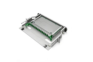1U FTTH Fiber Optic 12/24/48/96 Cores Slide Rack Type SPCC Material Patch Panel ODF