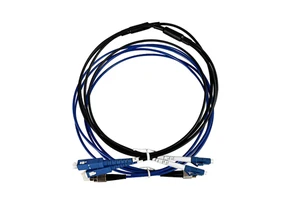 For Server Rack And Network Cabinet Use 10m Length OM1 OM3 OM4 RRU RRH CPRI Armored Fiber Optic Patch Cord