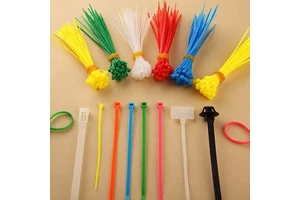 Factory Direct Tensile Strength Plastic Cable Ties Flexible Colored Cable Tie Self-locking Cable Ties