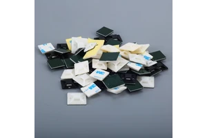 Low MOQ Supported Self-adhesive Tie Mounts Small Batch Self Adhesive Cable Tie Mount