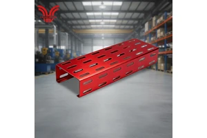 HUAPENG Slotted Cable Tray Carbon Steel Cable Tray Heat Dissipation Perforated Cable Tray For Industrial Buildings