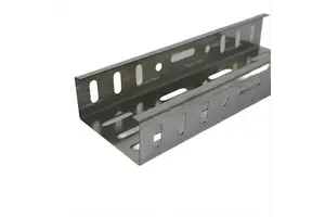 Customized Logo Stainless Steel Perforated Cable Tray Smooth Surface Treatment For Industrial Construction Use Low Price Sale