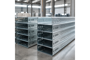 Powder Coated Cable Tray System Durable Metal Cable Management Tray Factory Supply