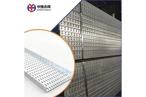 Outdoor Industrial Cable Organizer with Tray Stainless Steel 316 Perforated Cable Tray for Construction Corrosion-Resistant