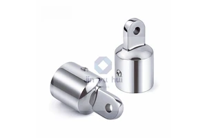 New 316 Stainless Steel Mirror Polished Bimini Top Eye End Cap Set Multiple Sizes 22mm 25mm 30mm Wholesale Boat Hardware