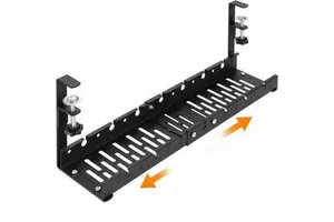 Hot-Dipped Galvanized Flexible Optical Metal Steel Under Desk Tray for Cable Management