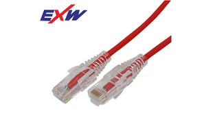 Ningbo EXW 28AWG 32AWG Ultra Thin Cat6 Patch Cable Patch Cord Cat 6 Slim Line Cat 6a Ultra Thin Patch Cable