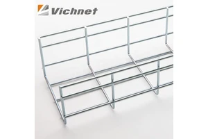 High Quality Electro-Galvanized Wire Mesh Cable Tray With Mounting Bracket(OEM)