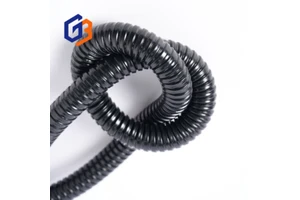 1/2 Thread 16MM Plastic Coated Metal Hose Cable Conduit Bellows Black Flexible Combustion-Proof Electrical Wire Protection DN16