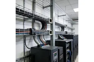 Customized Industrial Construction Steel Wire Mesh Cable Tray Corrosion Resistant Cable Laying Tray Manufactured JS Factory