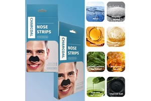 10pcs Wholesale Pore Cleansing Blackhead Remover Nose Patches Mask Charcoal Nose Strips