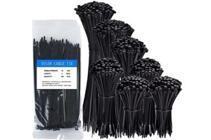 IGOTO Wholesale Manufacturer Black Custom Color PA66 Heavy Duty Plastic Self-locking Zip Tie Nylon Cable Ties