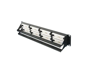 24/48 Ports UTP 1U/2U and 19'' installation Network Patch Panel