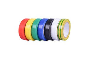 Custom Printed PVC Electrical Tape Flame Retardant Insulation Vinyl Tape OEM Color Logo Available High Temperature Resistant