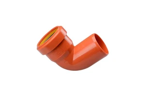 Reliable Quality Plastic Manufacturers PVC Pipe and Fittings 90 Degree Elbow with Rubber Joint PN 2.5Mpa Building Use No Smell