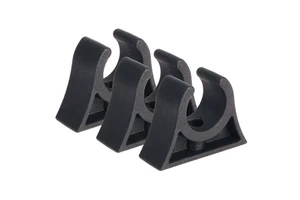 Black Cable Clips for 37/40 mm Tubes