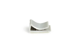 Essentra Adhesive Cable Clip Adhesive Flat Cable Clamp Grey PVC Wire Organizer SR 1789 Adhesive Ribbon Cable Clip