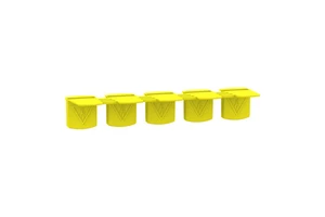 For Acti 9 PVC Low Voltage Cable End Caps Set of 20 Tooth Caps