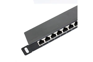 0.5U Cat6 FTP 24port Network Patch Panel Telecom Parts for Efficient Network Management
